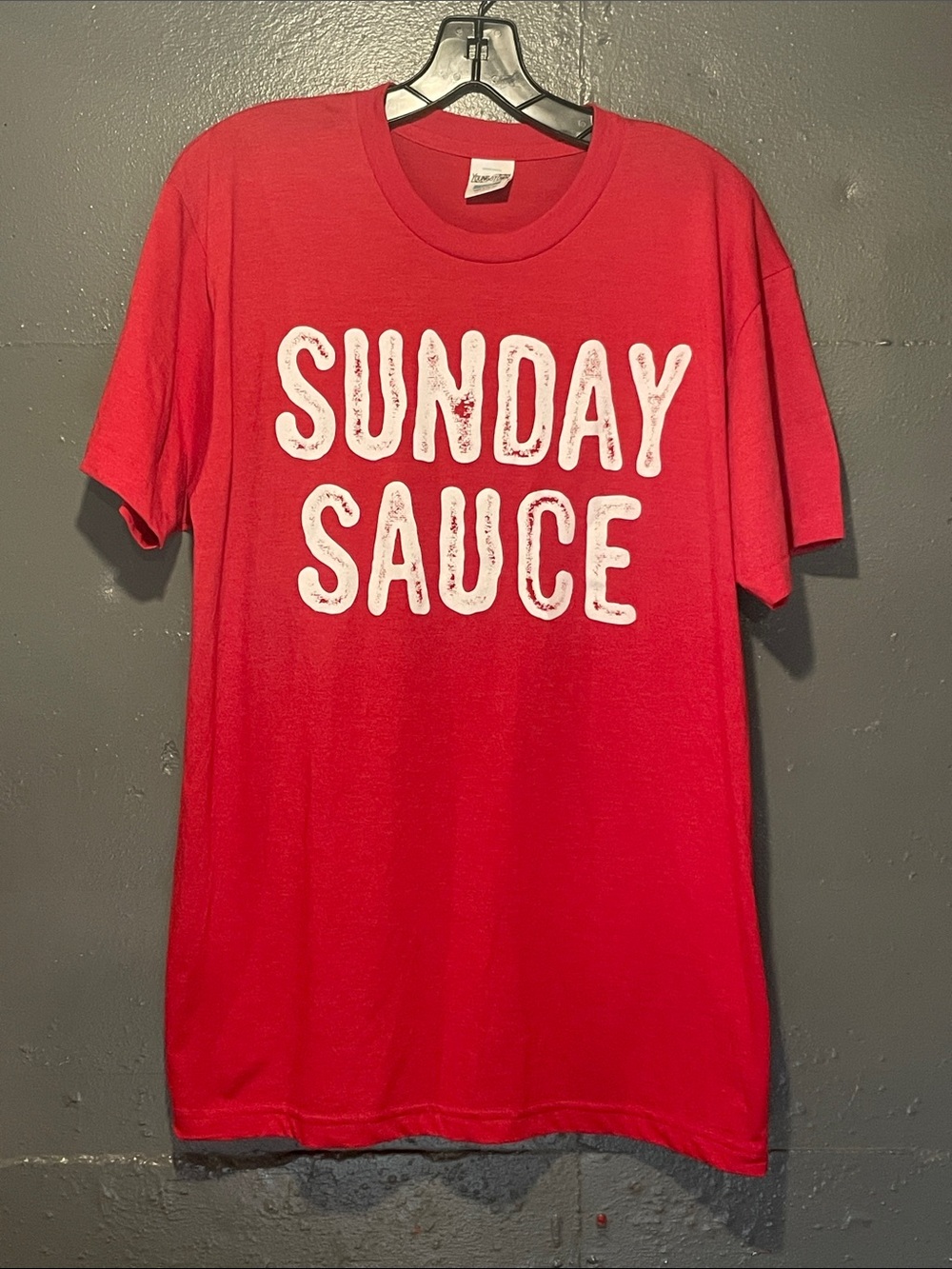 Sunday Sauce Graphic Tee - Red YOUNGSTOWN.